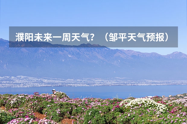 濮阳未来一周天气？（邹平天气预报）