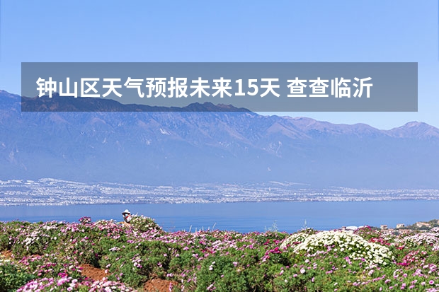 钟山区天气预报未来15天 查查临沂15天的天气预报