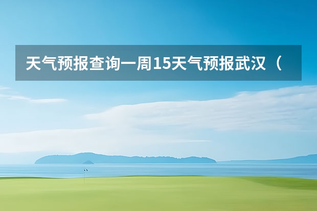 天气预报查询一周15天气预报武汉（广州未来一周的天气预报）